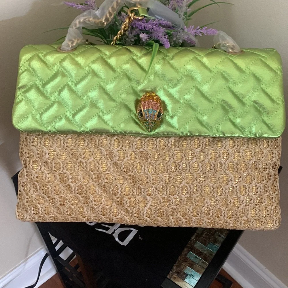 Kurt Geiger London
Raffia XXL Kensington Shoulder Bag - Picture 1 of 16